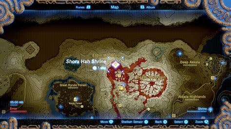 breath of the wild goron|goron city botw map location.